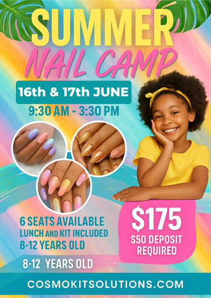 SUMMER NAIL CAMP FOR AGES 8–12